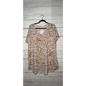 NEW Be Stage Boutique Rosie Leopard Top Size 3X